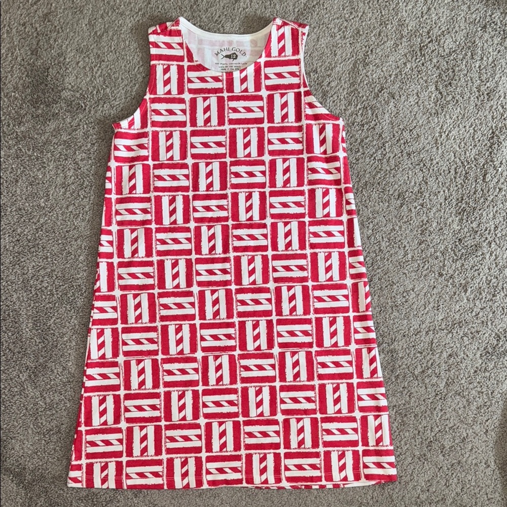 Mahi Gold girls dress sleeveless 12 youth summer beach resort wear vacation